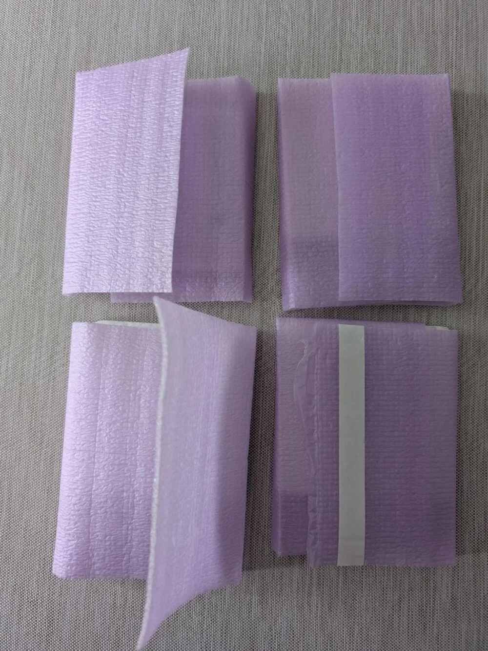 Tumbled White Marble Coasters, Set of 4, Gift for Birthday | Holiday Gift | NIB